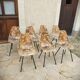 Vintage fiberglass chairs La Cigogne