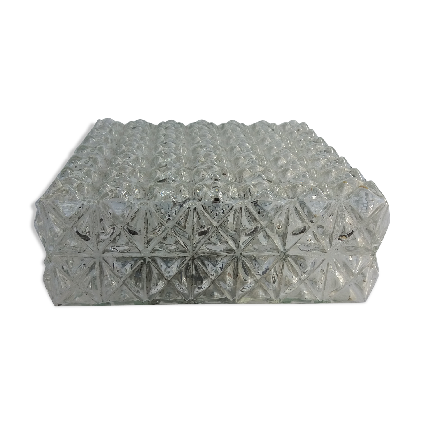 Ceiling glass square vintage