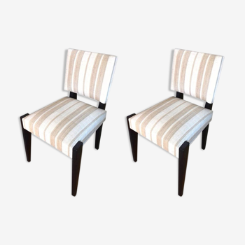 Pair of chairs by André Sornay, circa 1930