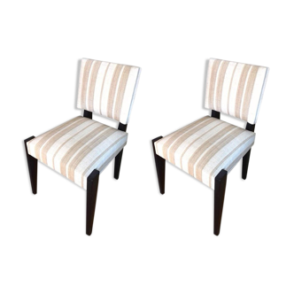 Pair of chairs by André Sornay, circa 1930