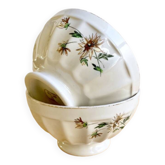 2 bols vintage porcelaine du Berry