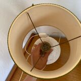 Vintage stone bedside lamp