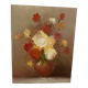 Bouquet painting signed Robert Cox 20X25 cm