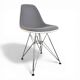 Vitra Eames DSR chair with grey upholstery