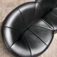 Pumpkin 2-seater sofa in black leather – Pierre Paulin for Ligne Roset,