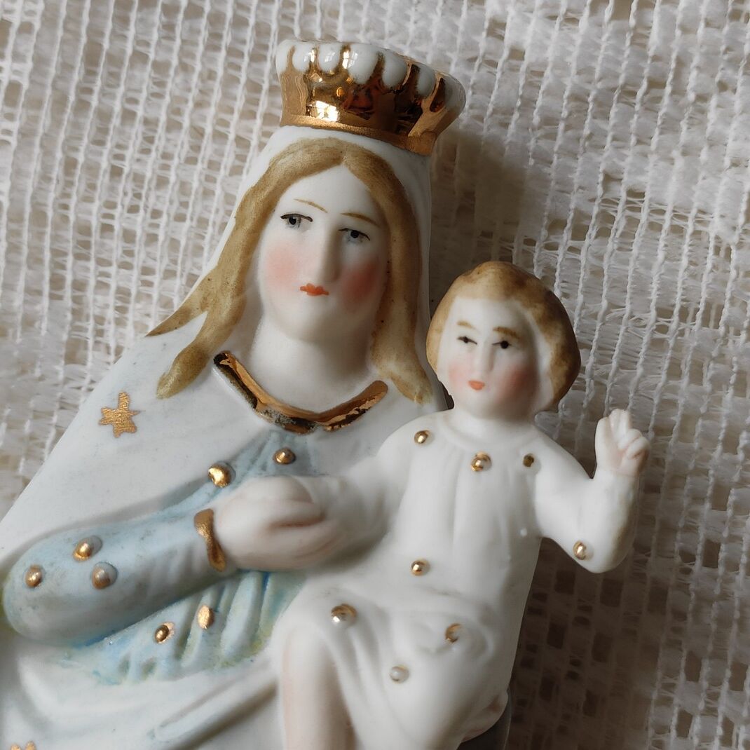 Virgin and child biscuit