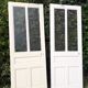 Old translucent glazed communication door 82.5x214.2cm (2)