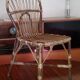 Chaise en bambou et rotin Audoux Minnet Golf Juan des années 50