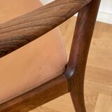 Danish Palisander Armchair Office Chair 1950s