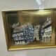 Old chromolithograph relief tableau from the 1970s.