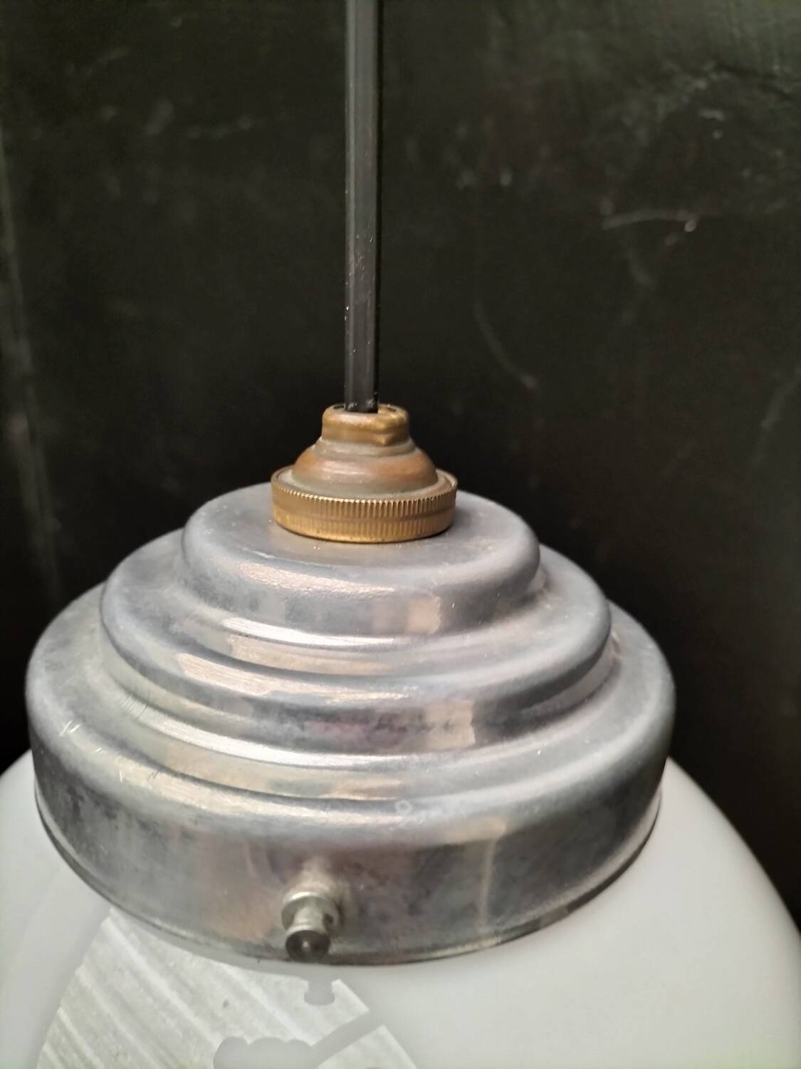 Opaline ball pendant