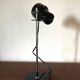 Lampe de bureau à pince noire 1970