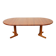 Vintage extendable round dining table | Dyrlund | Solid teak | Danish