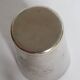 Louis XV-style old silver metal timbale, monogrammed "OA"