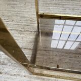 Brass shelf 1970 Belgo Chrom regency