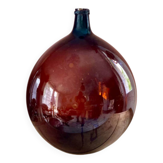 Dame-jeanne ambrée ancienne 50L