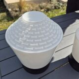 Vintage Philips ceiling light opaline lampshade