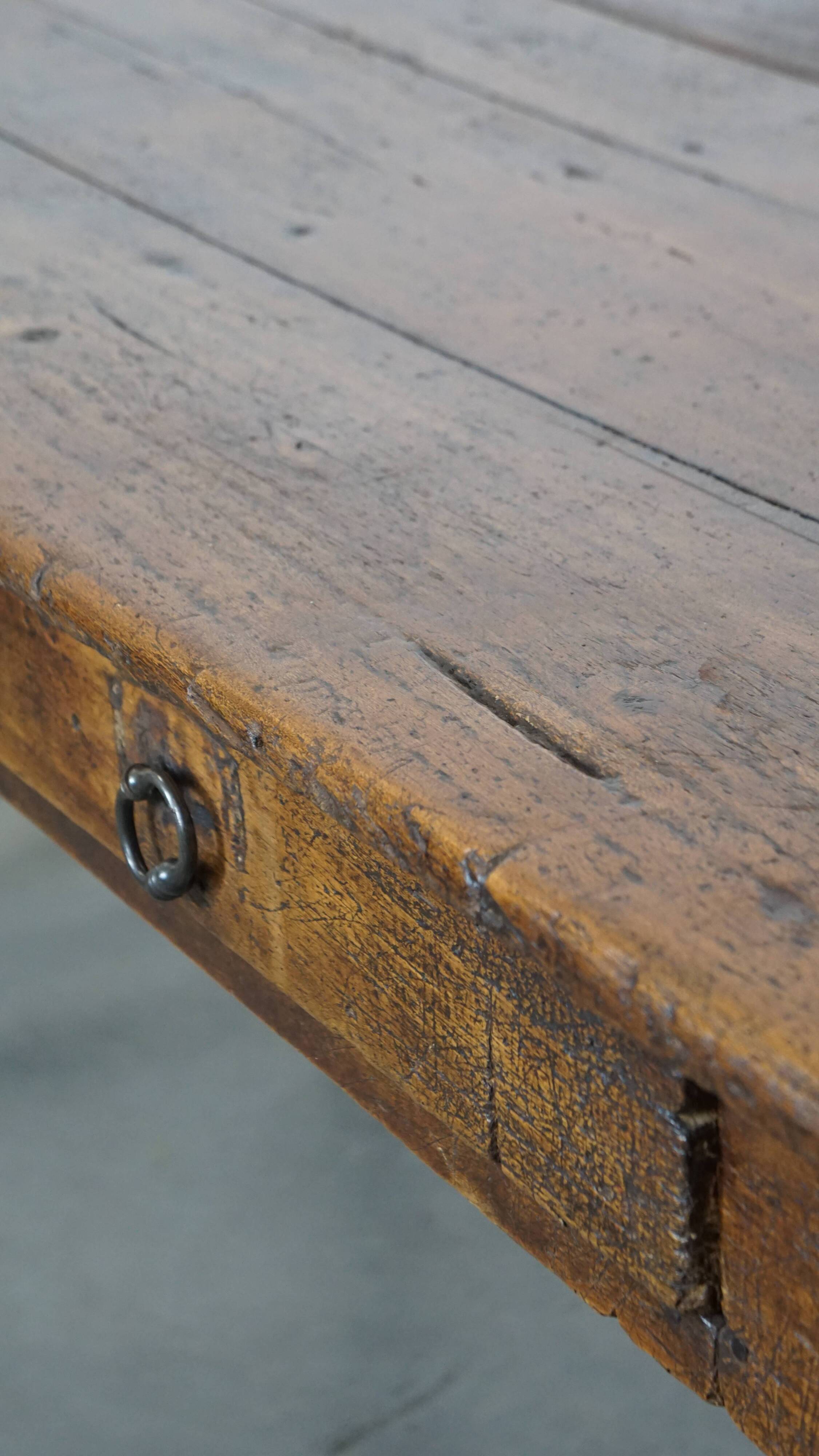Antique French dining table from the late 18th century