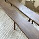 Pair of 3m solid oak farmhouse benches