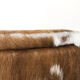 Chest stool in cowhide 1970