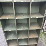 1950s iron workshop storage cabinet.