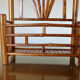 Letter holder, wall mail rack in bamboo 60s 70s