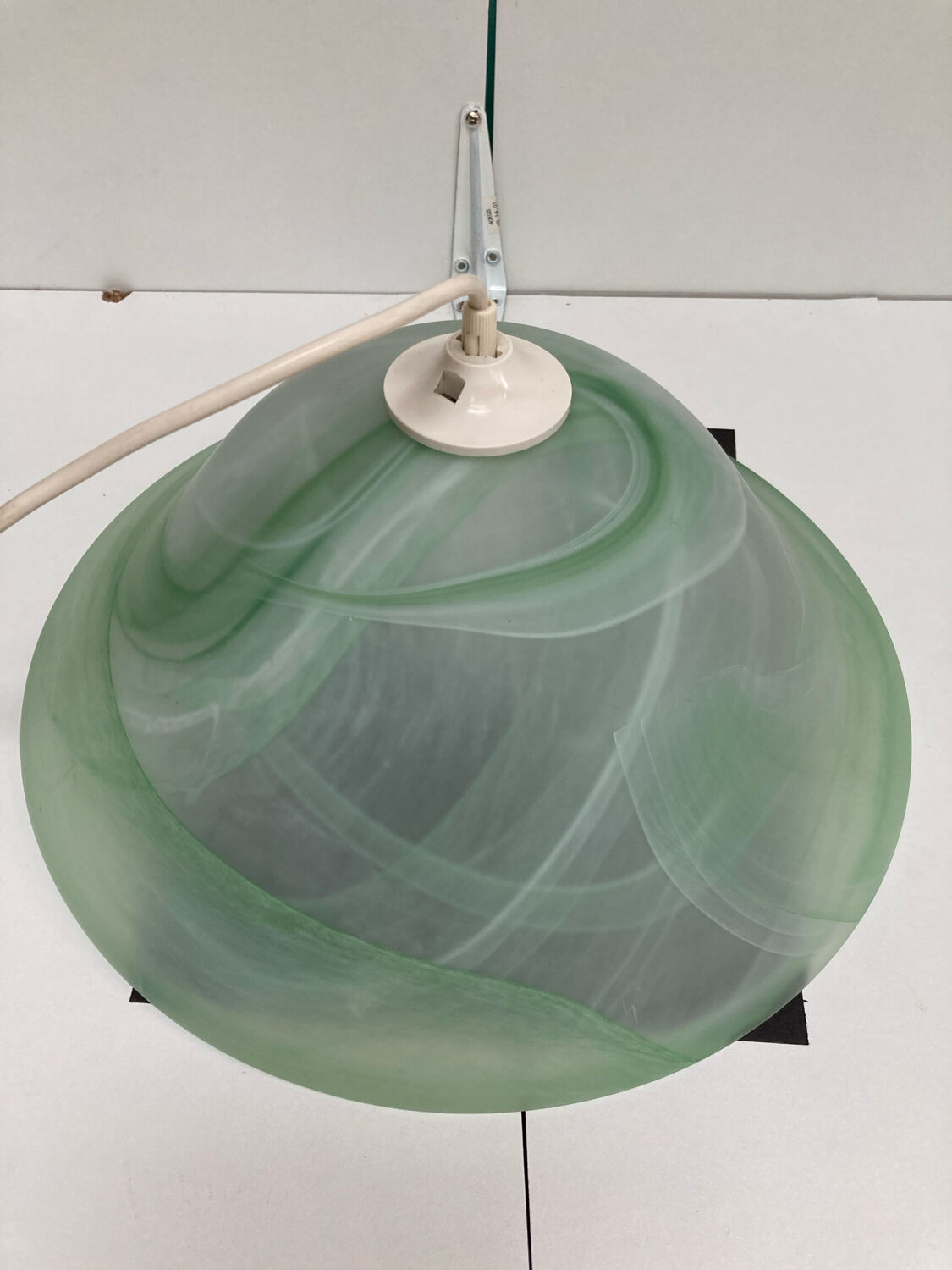 Vintage 80's murano glass pendant light