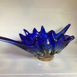 Large cobalt blue centerpiece