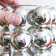 Lamp with a half revolving spheres, 70s