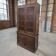 Vintage XL display cabinet in dark wood / wardrobe