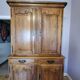Norman buffet with 2 bodies in solid oak, manufactured by Doudard.