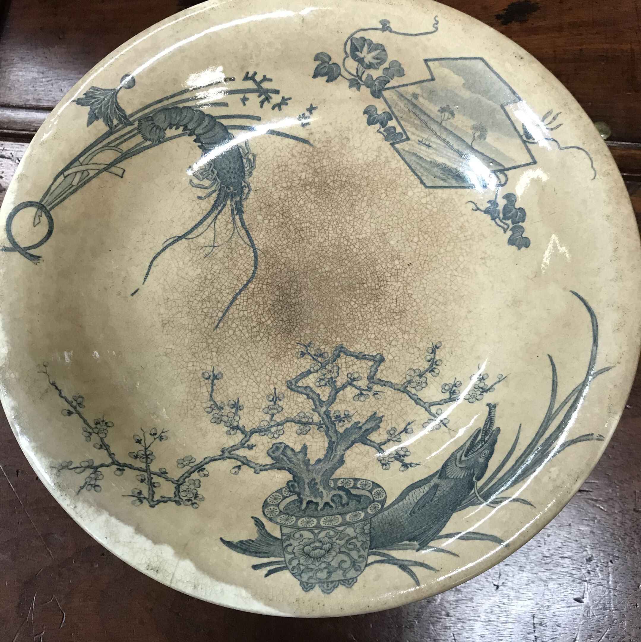 Compotier in Earthenware of Paris