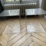 Pair of sofa end or bedside tables