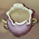 Art Nouveau vase in Lunéville earthenware