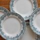 11 flat plates in iron earth "Argenton" Saint Amand early twentieth century