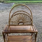 Rattan magazine door