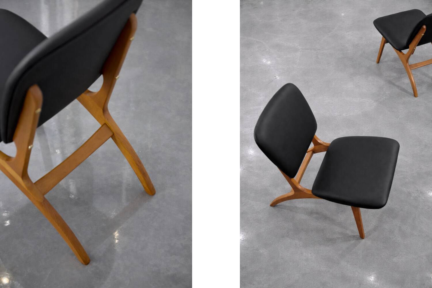 Vintage Mid-Century Swedish Modern Jylland Chairs from Jio Möbler, Set of 2
