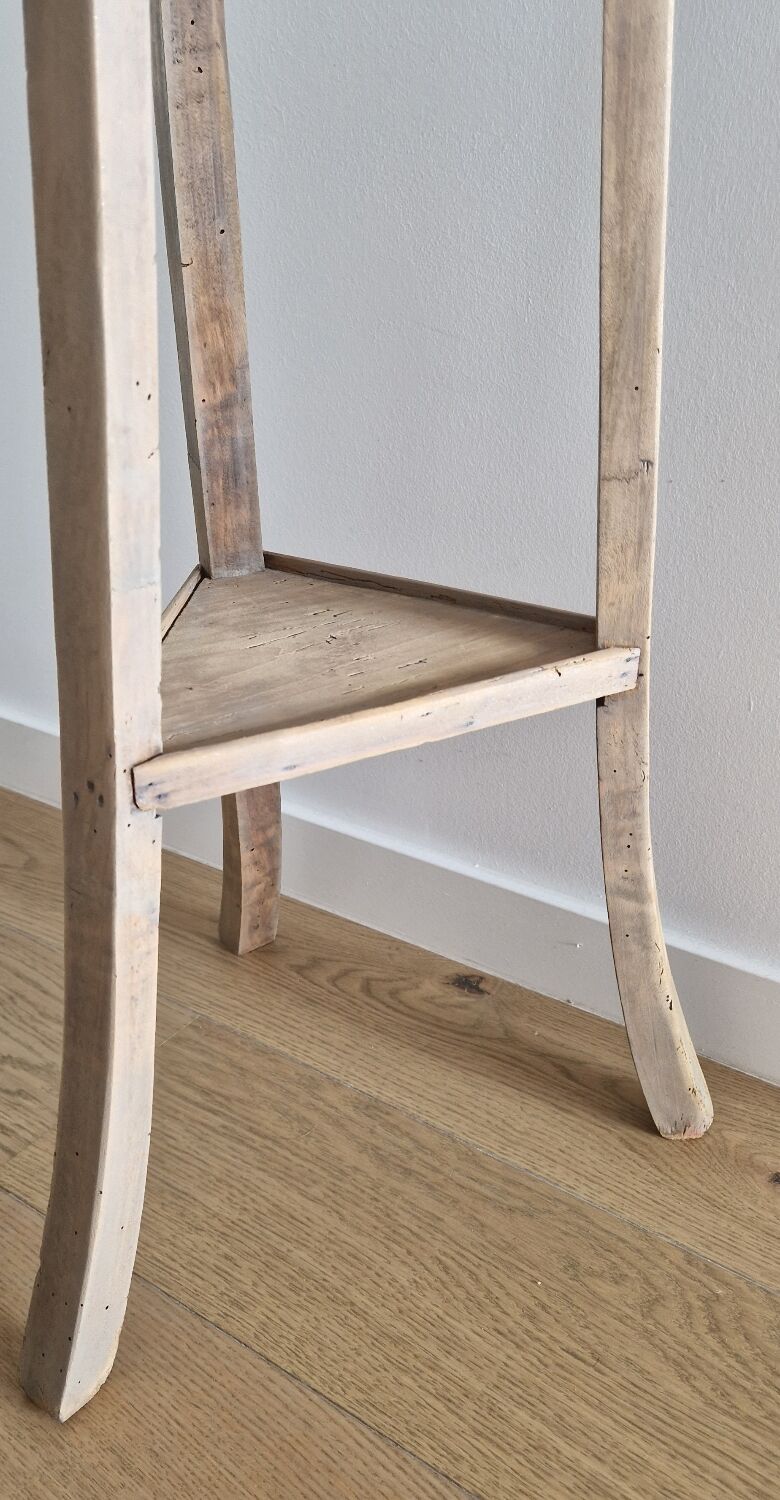 Old pedestal table driftwood