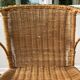 Fauteuil en osier vintage