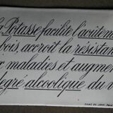 Enamelled plaque Potasse d'Alsace