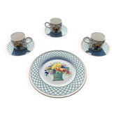 Villeroy and Boch Basket coffee cup set