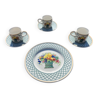 Villeroy and Boch Basket coffee cup set