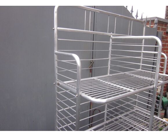 Etag re en alu  presentoir de boulangerie vintage  Selency Etag re en alu  presentoir de boulangerie vintage  Selency