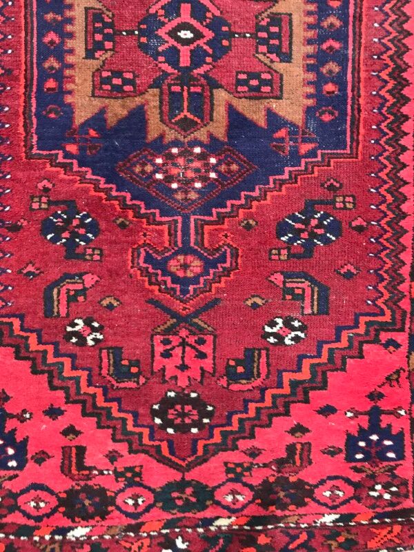 Carpet vintage Persian Hamadan done hand 110 X 210 CM