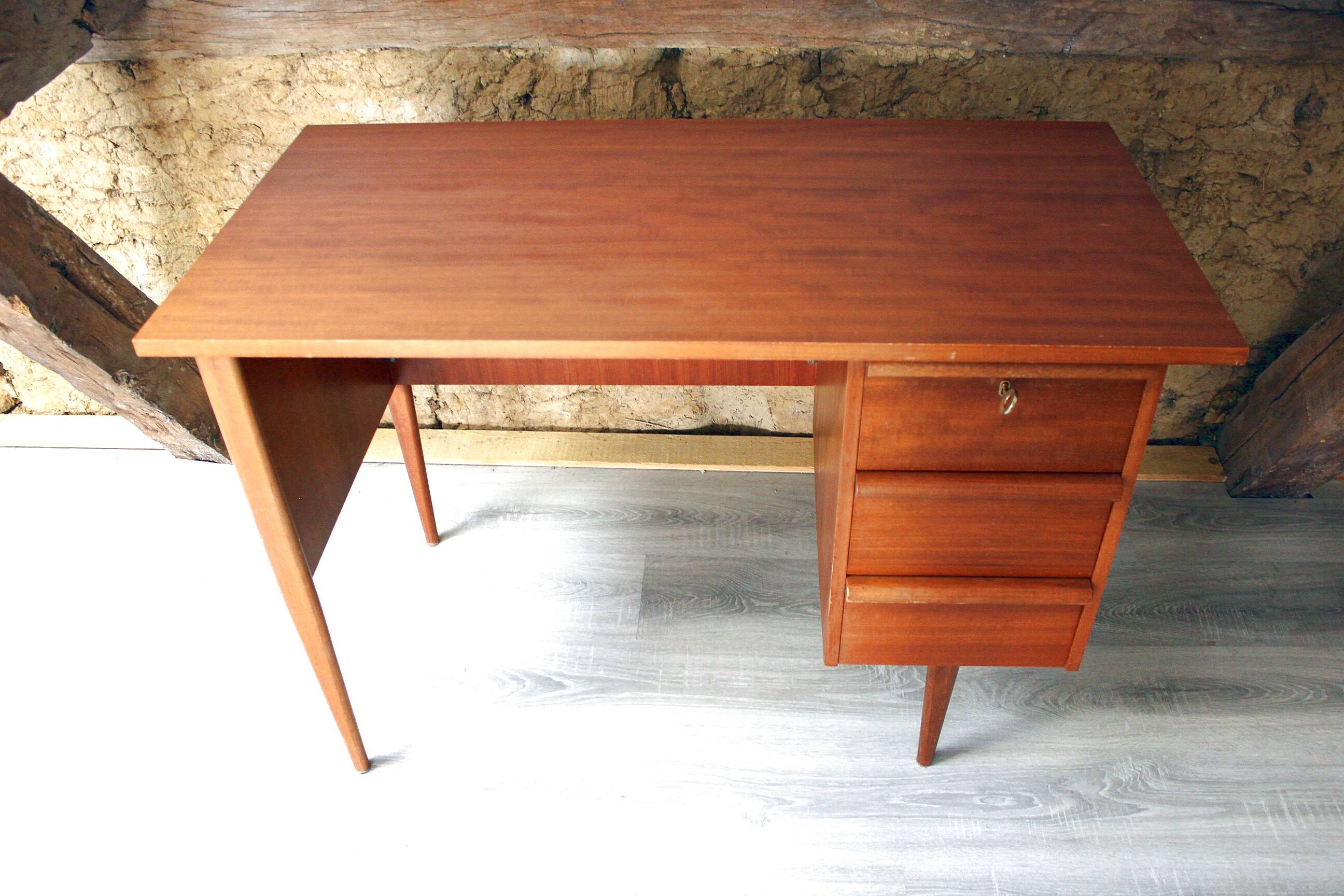 Vintage Scandinavian desk from the 1960s.