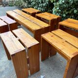 Perriand benches and stools
