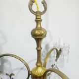 3-light bronze chandelier