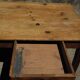 Table de ferme  2 tiroirs