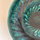 Wavy emerald green bob