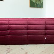 Togo 3- seater sofa in bordo velvet